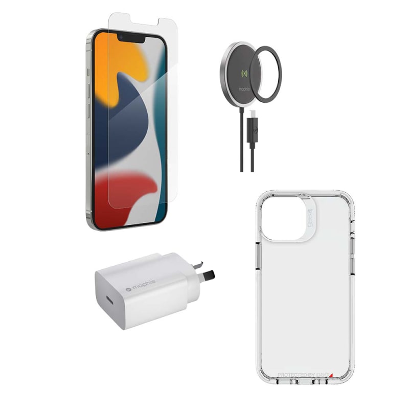 Zagg Premium Accessories Bundle For iPhone 13 (6.1") - Clear