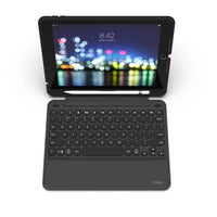 Thumbnail for ZAGG Slim Book Go Bluetooth Keyboard for Apple iPad 10.2 - Black