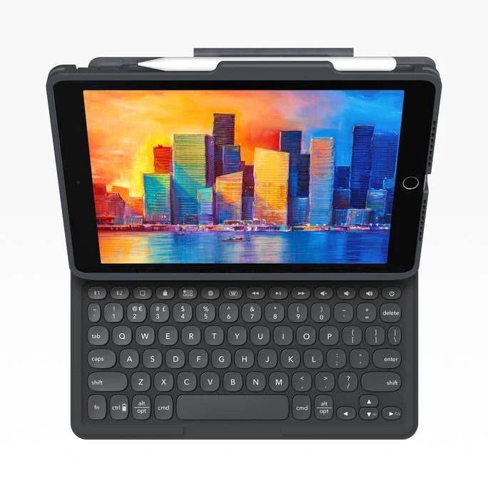 ZAGG Keyboard Pro Keys for Apple iPad 10.2 (7th / 8th / 9th Gen) - Black/Gray