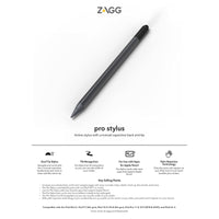 Thumbnail for Zagg Pro Stylus Pencil For iPad 6th/7th Gen/iPad Pro 11/12.9 - Black / Grey