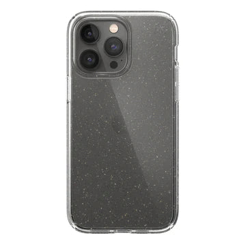 Speck Presidio Perfect Clear Case for iPhone 14 Pro Max - Gold Glitter