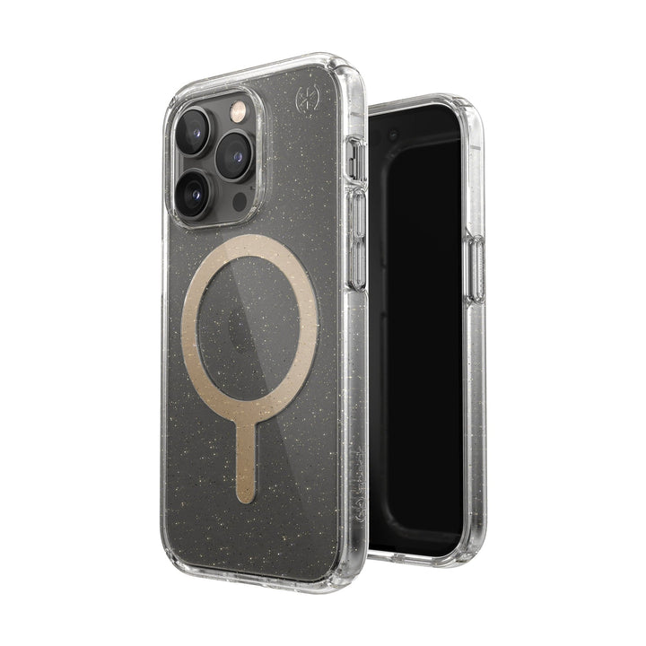 Speck Perfect Glitter Magsafe Case for iPhone 14 Pro - Gold