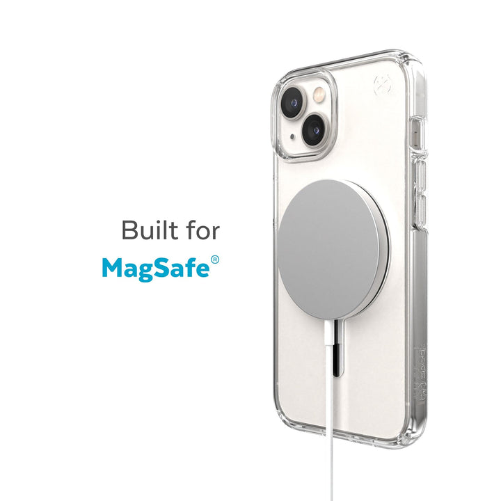 Speck Perfect Clear Magsafe Case for Iphone 14 Plus - Clear/Silver