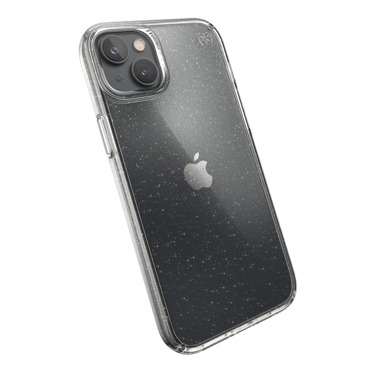Speck Perfect Glitter Case for iPhone 14 Plus - Clear/Gold Glitter