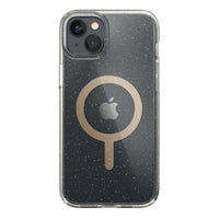 Thumbnail for Speck Perfect Glitter Magsafe Case for Iphone 14 Plus - Clear/Gold Glitter