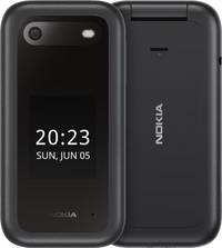 Thumbnail for Nokia 2660 Dual SIM 4G FLIP BIG Button Phone Unlocked - Black