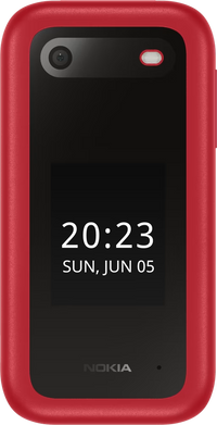 Thumbnail for Nokia 2660 Dual SIM 4G FLIP BIG Button Phone Unlocked - Red