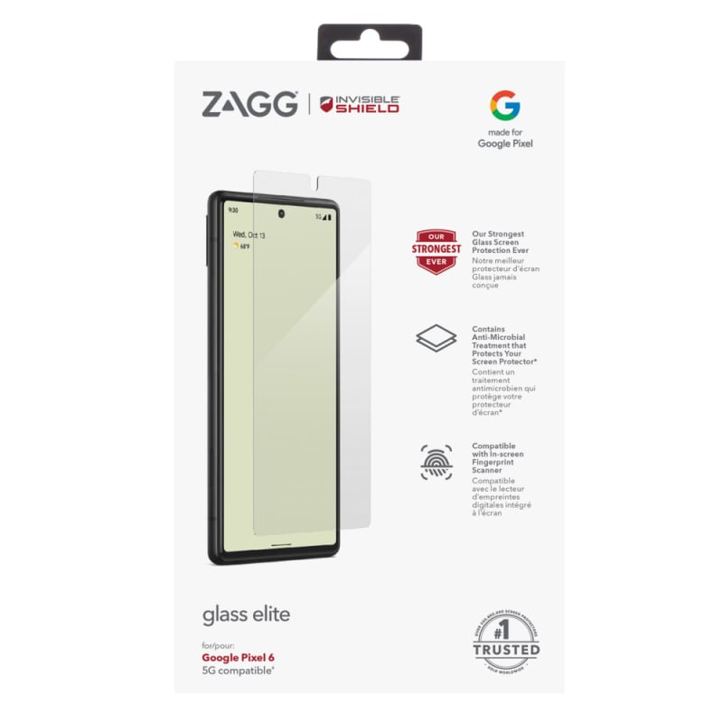 InvisibleShield Glass Elite AM Screen Protector For Google Pixel 6 - Clear