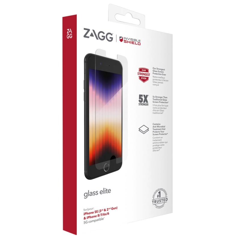 InvisibleShield GE Screen Protector For iPhone SE/ 8/ 7/ 6/ 6S - Clear