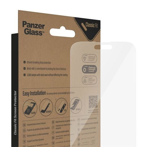 PanzerGlass Glass Screen Protector for Apple  iPhone 14 Pro Max - Clear