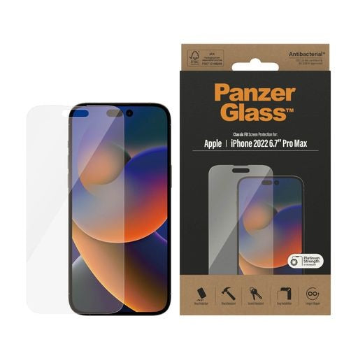 PanzerGlass Glass Screen Protector for Apple  iPhone 14 Pro Max - Clear