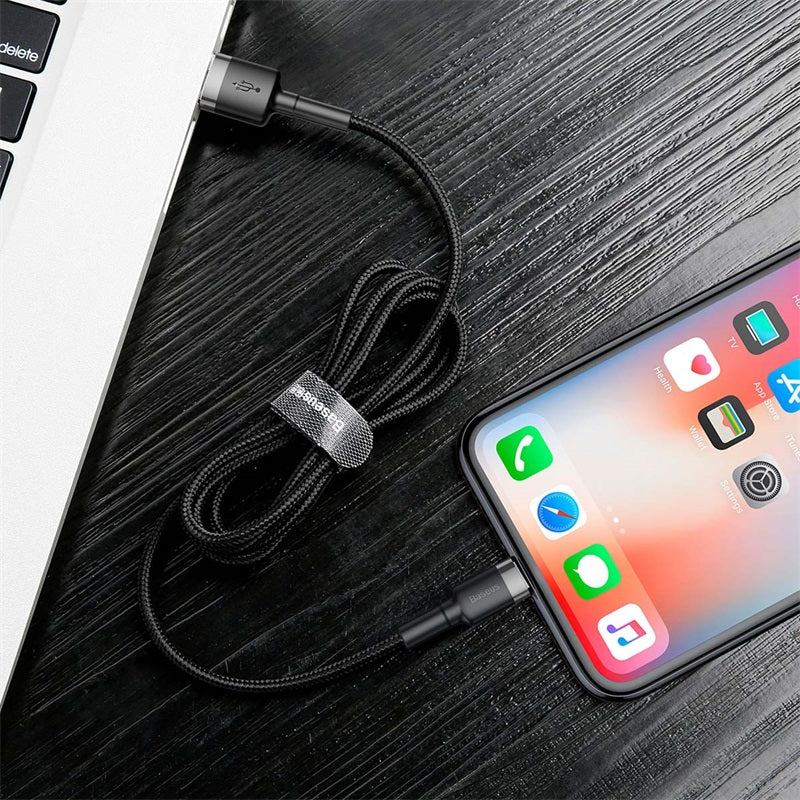 Baseus USB-A to Lightning Cafule Tough Cable 50cm - Gray
