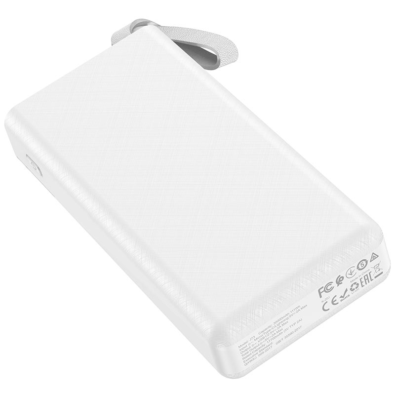 Hoco J73 Fast Charging Power Bank 30000mAh with  Desk Lamp light - Black
