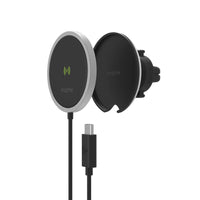 Thumbnail for Mophie Snap+ Wireless Vent Mount-15W MagSafe Compatible - Black