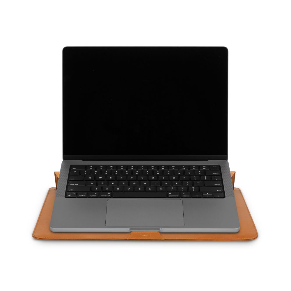 Moshi Muse 14" 3-in-1 Slim Laptop Sleeve - Brown