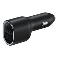 Thumbnail for Samsung Dual Car Charger with UBS-C (25W) & USB-A (15W) - No Cable