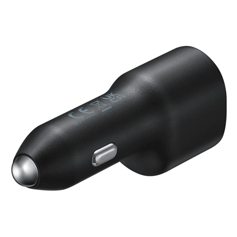 Samsung Dual Car Charger with UBS-C (25W) & USB-A (15W) - No Cable