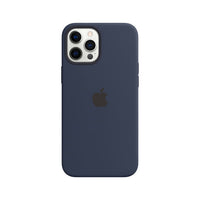 Thumbnail for Apple Silicone Case with MagSafe for iPhone 12 Pro Max - Deep Navy