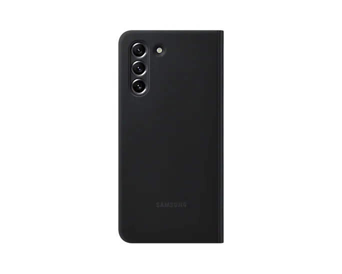 Samsung Galaxy S21FE Smart Clear View Cover - Black / Dark Grey