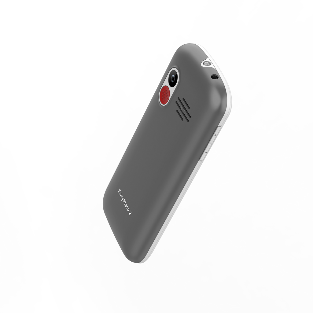 Olitech EasyMate 2 Seniors 4G Phone Big Buttons GPS Location - Black/White
