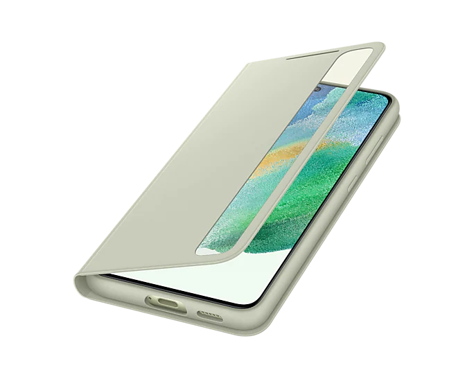 Samsung Galaxy S21 FE Clear View Cover - Olive Green