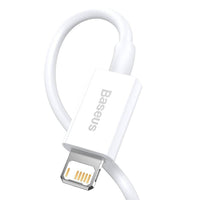 Thumbnail for Baseus 2.4A Short USB A to Lightning Charging Cable 25cm for iPhone/iPad White