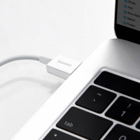 Thumbnail for Baseus 2.4A Short USB A to Lightning Charging Cable 25cm for iPhone/iPad White