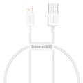 Baseus Superior Series SHORT USB-A to Lightning Charging Cable 25cm for iPhone/iPad - White