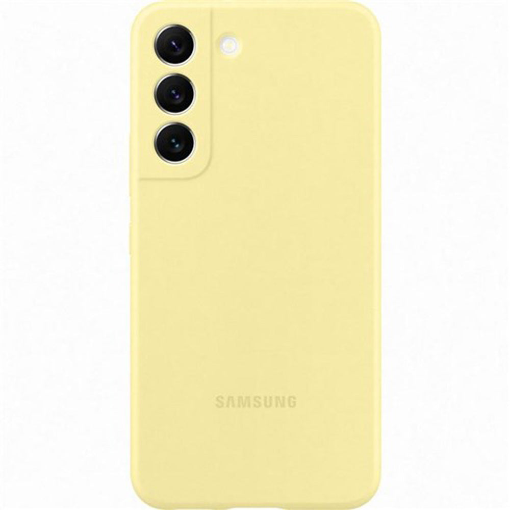 Samsung Silicone Cover for Galaxy S22 - Yellow