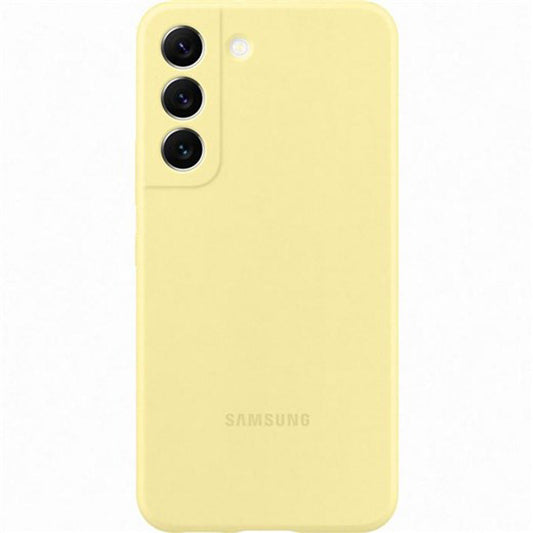 Samsung Silicone Cover for Galaxy S22 - Yellow
