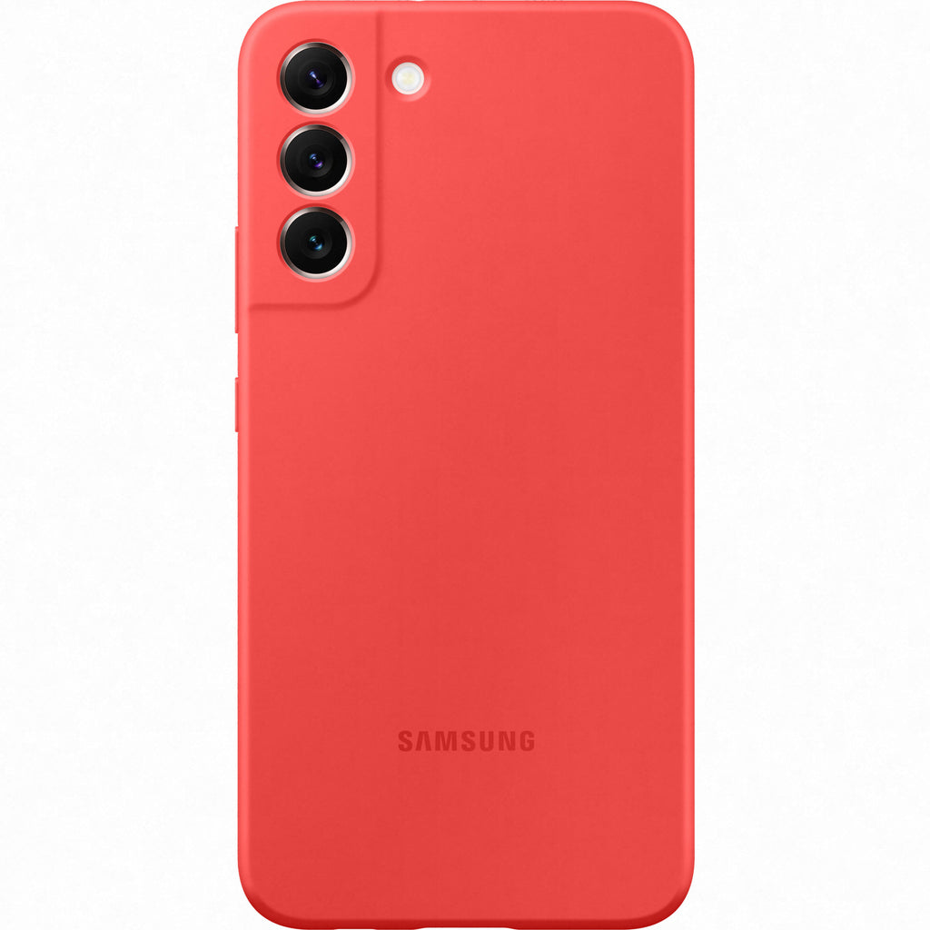 Samsung Silicone Cover for Galaxy S22+ PLUS - Glow Red