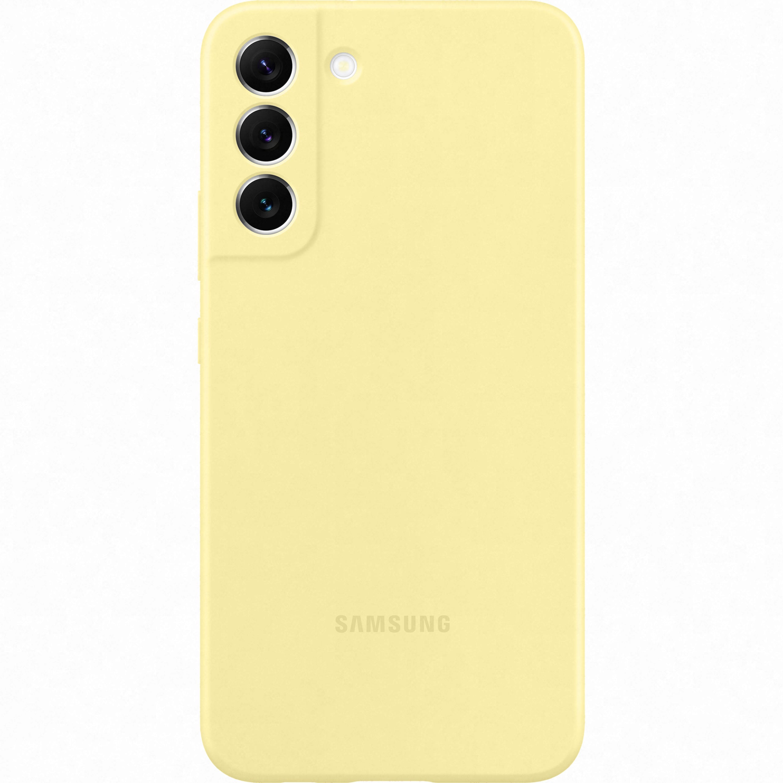 Samsung Silicone Cover for Galaxy S22 Plus - Yellow