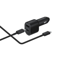 Thumbnail for Samsung Super Fast Dual Car Charger (45W+15W) 2 Ports EP-L5300XBEGWW (Includes Cable) - Black