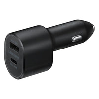 Thumbnail for Samsung Super Fast Dual Car Charger (45W+15W) 2 Ports EP-L5300XBEGWW (Includes Cable) - Black