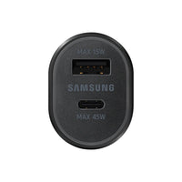 Thumbnail for Samsung Super Fast Dual Car Charger (45W+15W) 2 Ports EP-L5300XBEGWW (Includes Cable) - Black