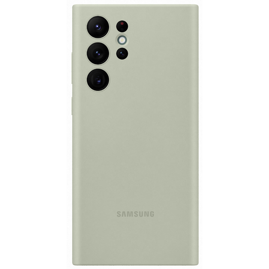 Samsung Silicone Cover for Galaxy S22 Ultra - Green