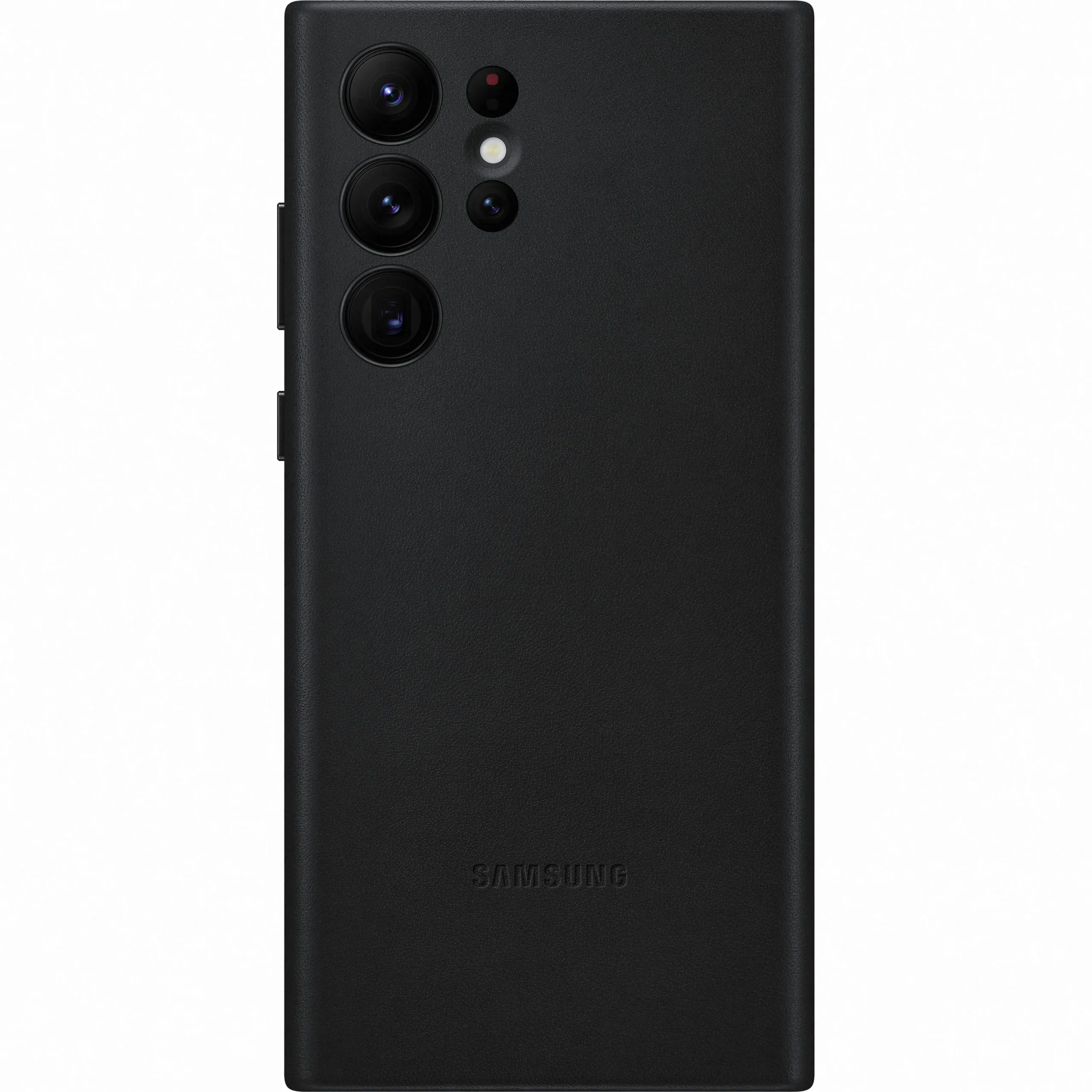 Samsung Leather Cover Case for Galaxy S22 Ultra - Black
