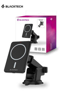 BLACKTECH 15W Magsafe compatible Magnetic Wireless Charger Car Holder Air Vent /Windscreen/ Dash boa