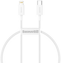 Baseus Superior PD 20W Portable Fast Charging USB-C to Lightning 25cm Short Cable - White