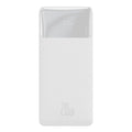 Baseus 20W 10000mAh Bipow Digital Display Power bank - White