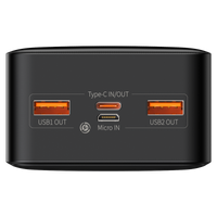 Thumbnail for Baseus 20W 30000mAh Bipow Digital Display Power bank - Black