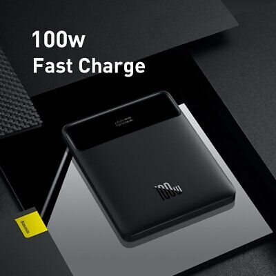 Baseus Blade 100W Power Bank 20000mAh PD Fast Charging Portable Laptop Macbook Battery Pack Charger