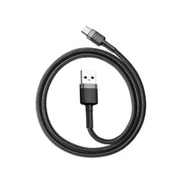 Thumbnail for Baseus USB-A to USB-C Cafule Tough Cable 50cm - Gray