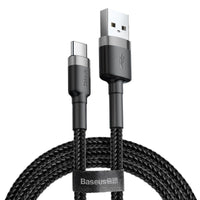 Thumbnail for Baseus USB-A to USB-C Cafule Tough Cable 3M - Gray