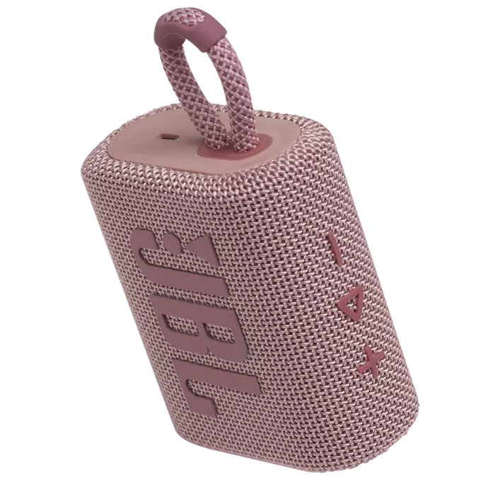 JBL GO3 mini Portable + Loud Bluetooth Speaker - Pink