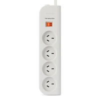 Thumbnail for Belkin 4-Outlet Surge Board Universally compatible - White