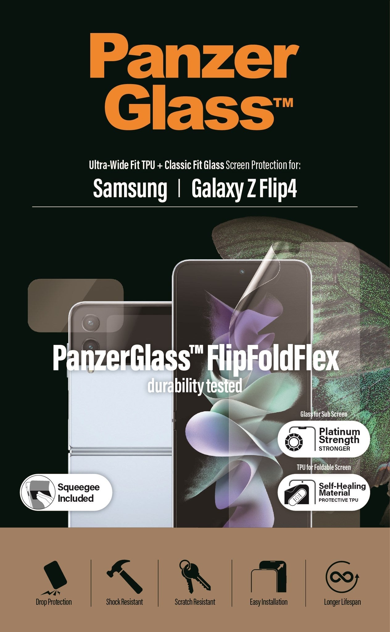 PanzerGlass Samsung Galaxy Z Flip4  5G (6.7) TPU Screen Protector