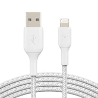 Thumbnail for Belkin BoostCharge Lightning to USB-A 2M Cable for Apple Devices - White