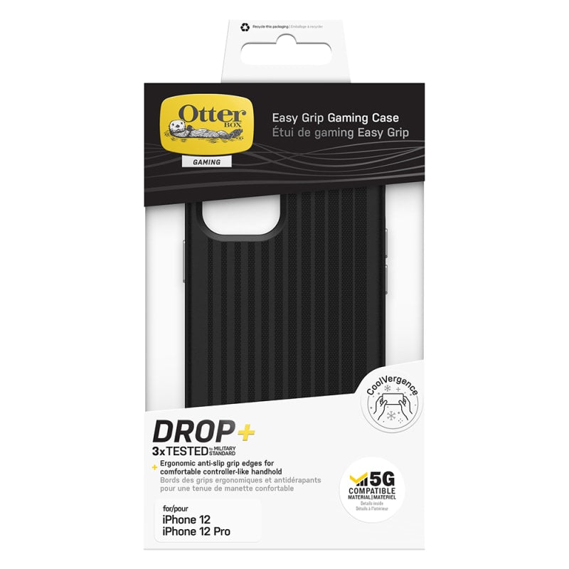 Otterbox Easy Grip Gaming Case For iPhone 12/12 Pro - Black
