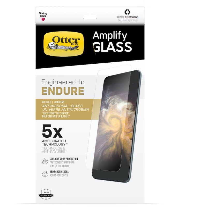 Otterbox Amplify Screen Protector Antimicrobial For iPhone 13 Pro Max (6.7") - Clear
